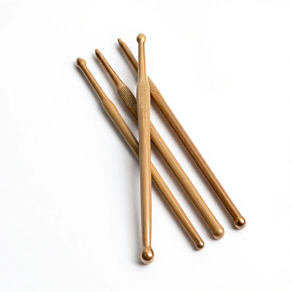 Crochet hook set isolated on a white background