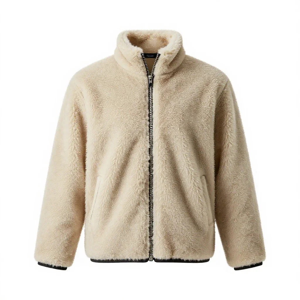 Sheepskin fleece isolated on a white background