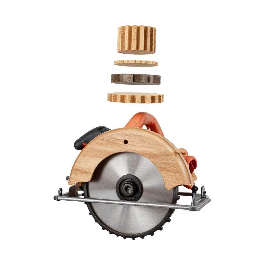 Circular saw isolated on a white background