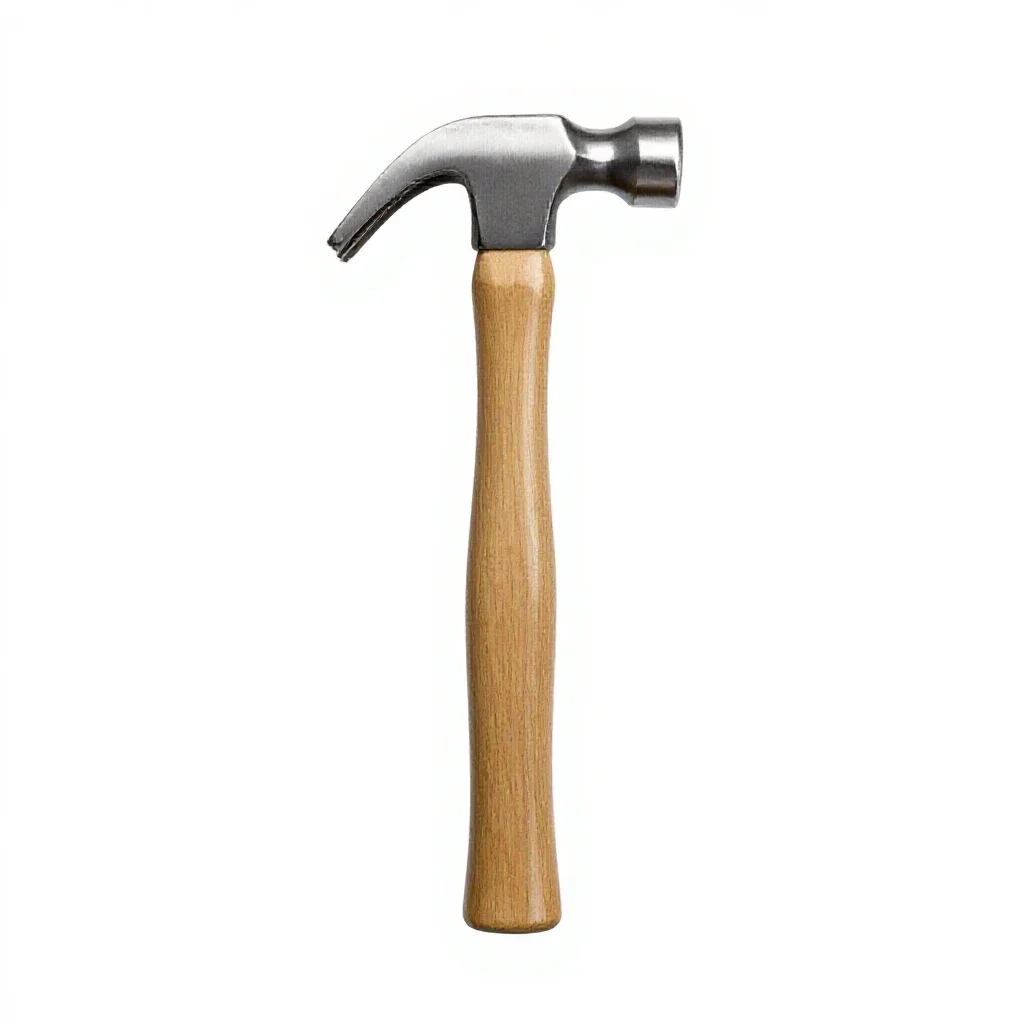 Claw hammer isolated on a white background