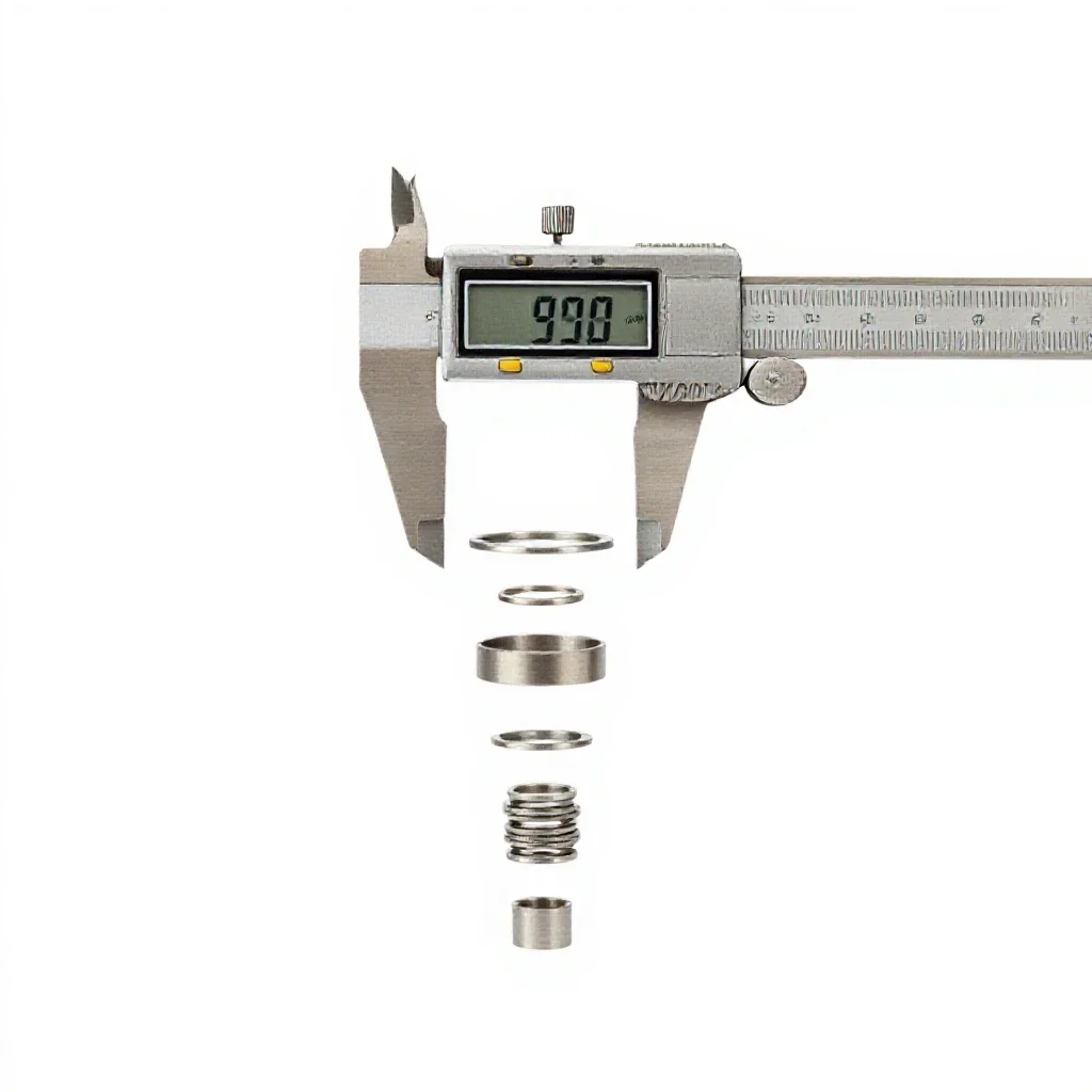 Digital caliper isolated on a white background