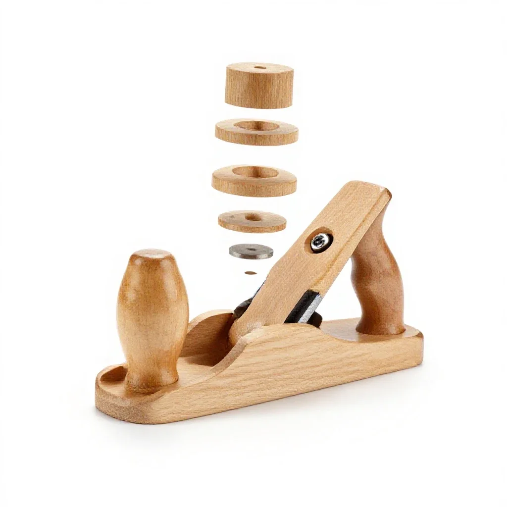 Hand plane isolated on a white background