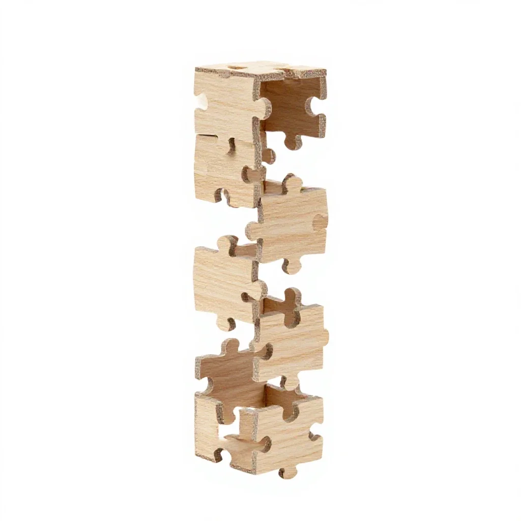 Jigsaw isolated on a white background