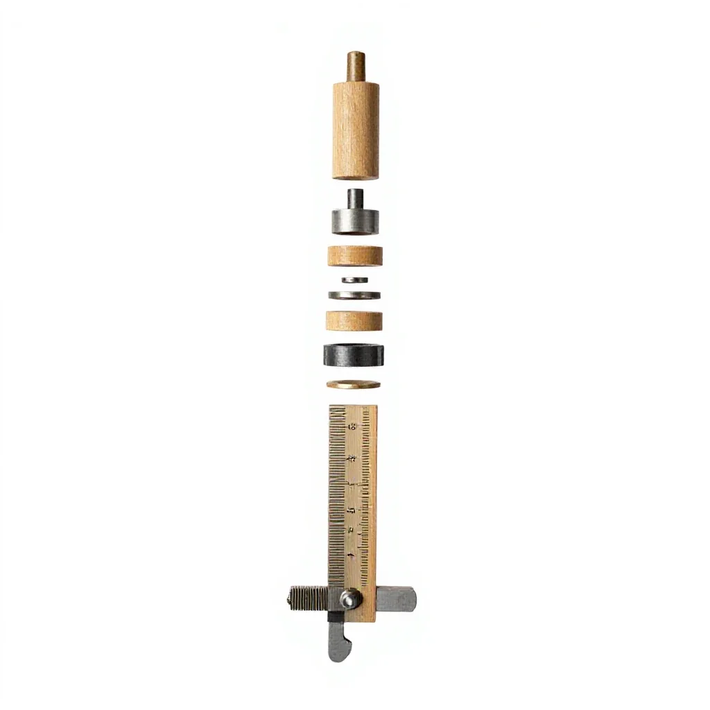 Marking gauge isolated on a white background