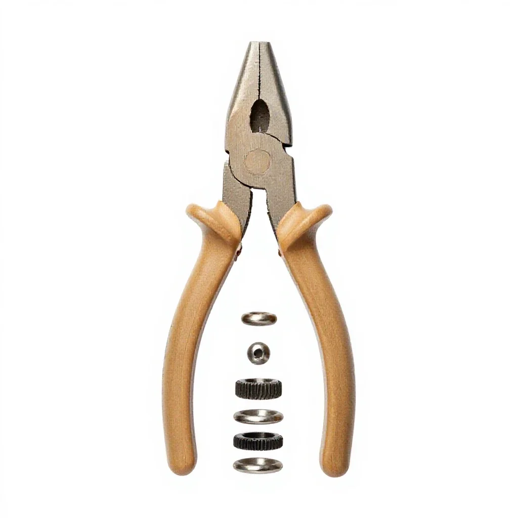 Pair of locking pliers isolated on a white background