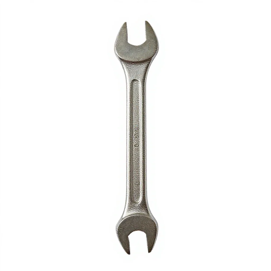 Socket wrench set in a case isolated on a white background