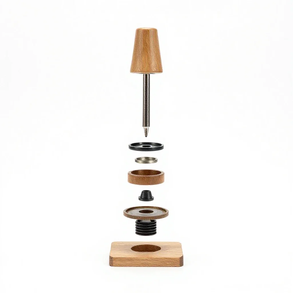 Soldering iron with a stand isolated on a white background