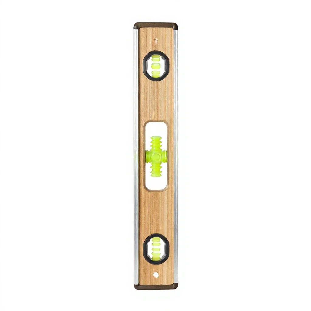 Spirit level isolated on a white background