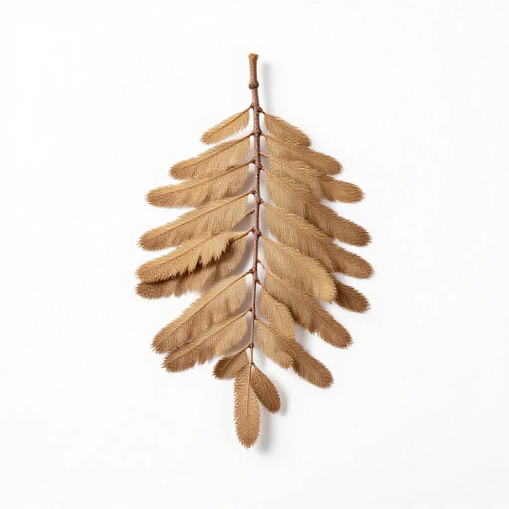 Silver beech isolated on a white background