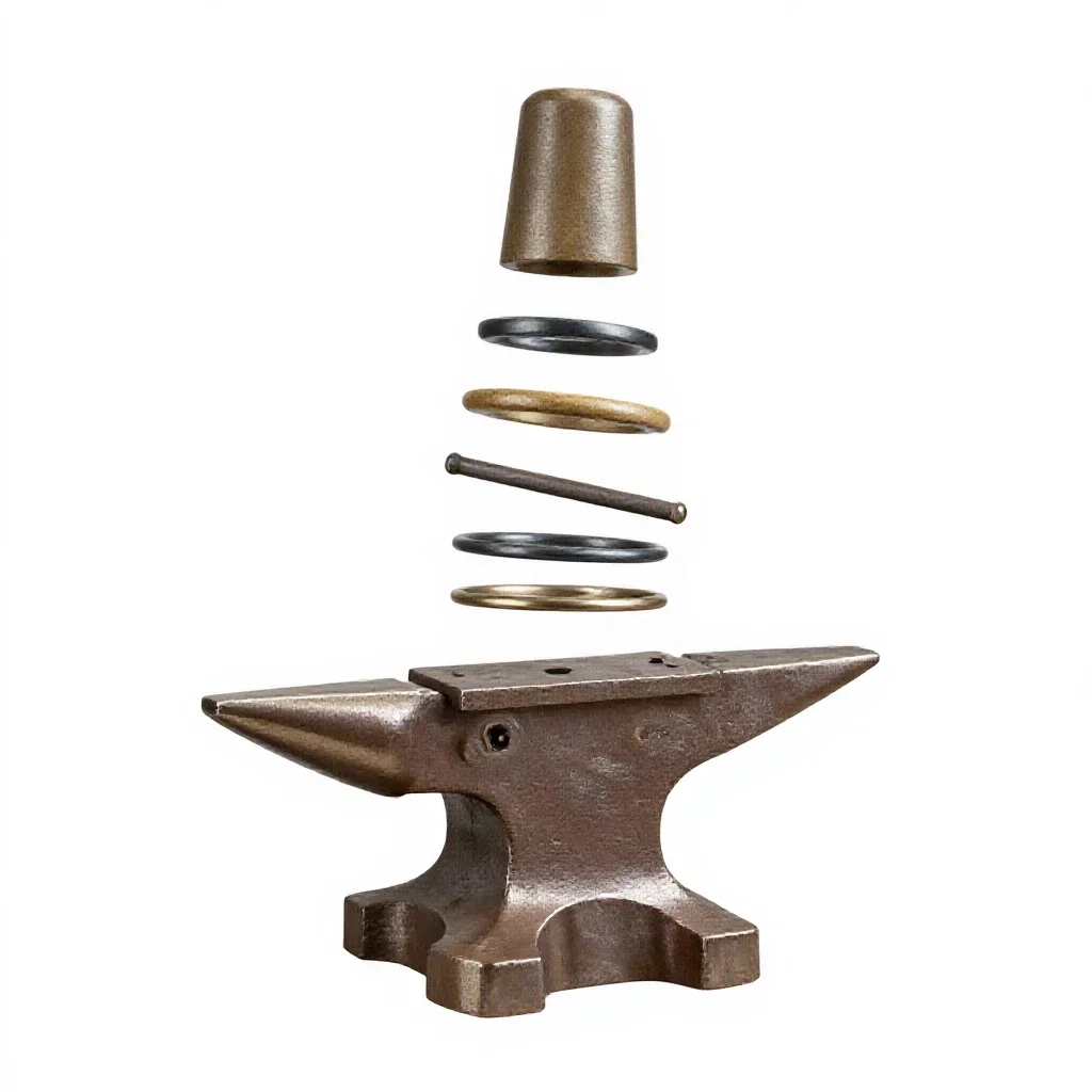 Cobbler's anvil isolated on a white background