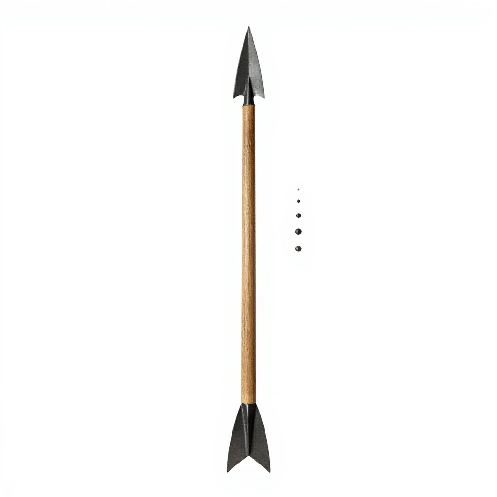 Whaling harpoon isolated on a white background