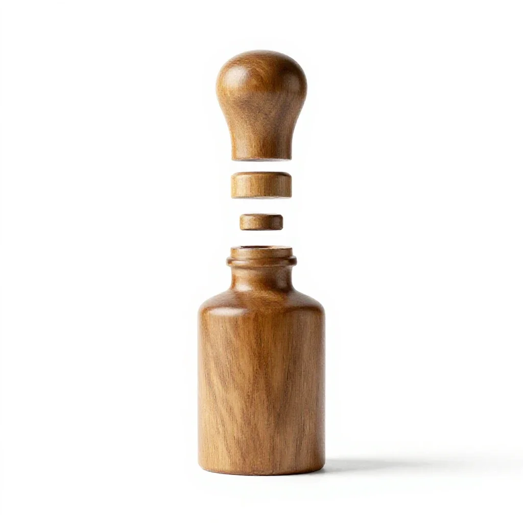 Apothecary bottle set isolated on a white background