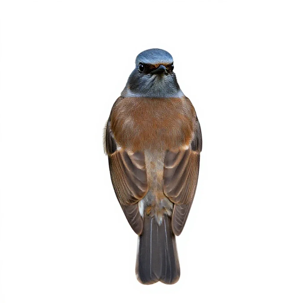 Kingbird isolated on a white background