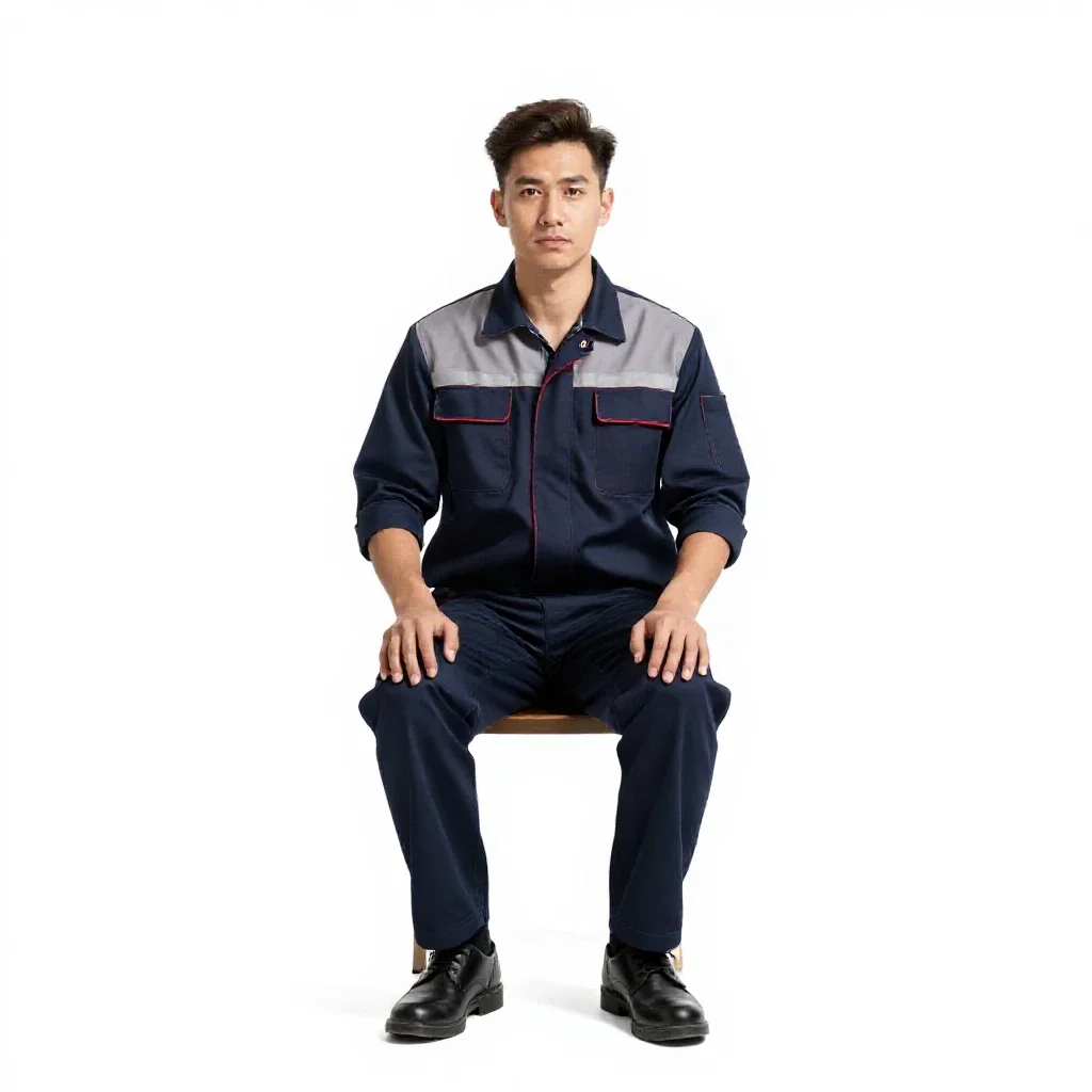 Train conductor with a punch isolated on a white background