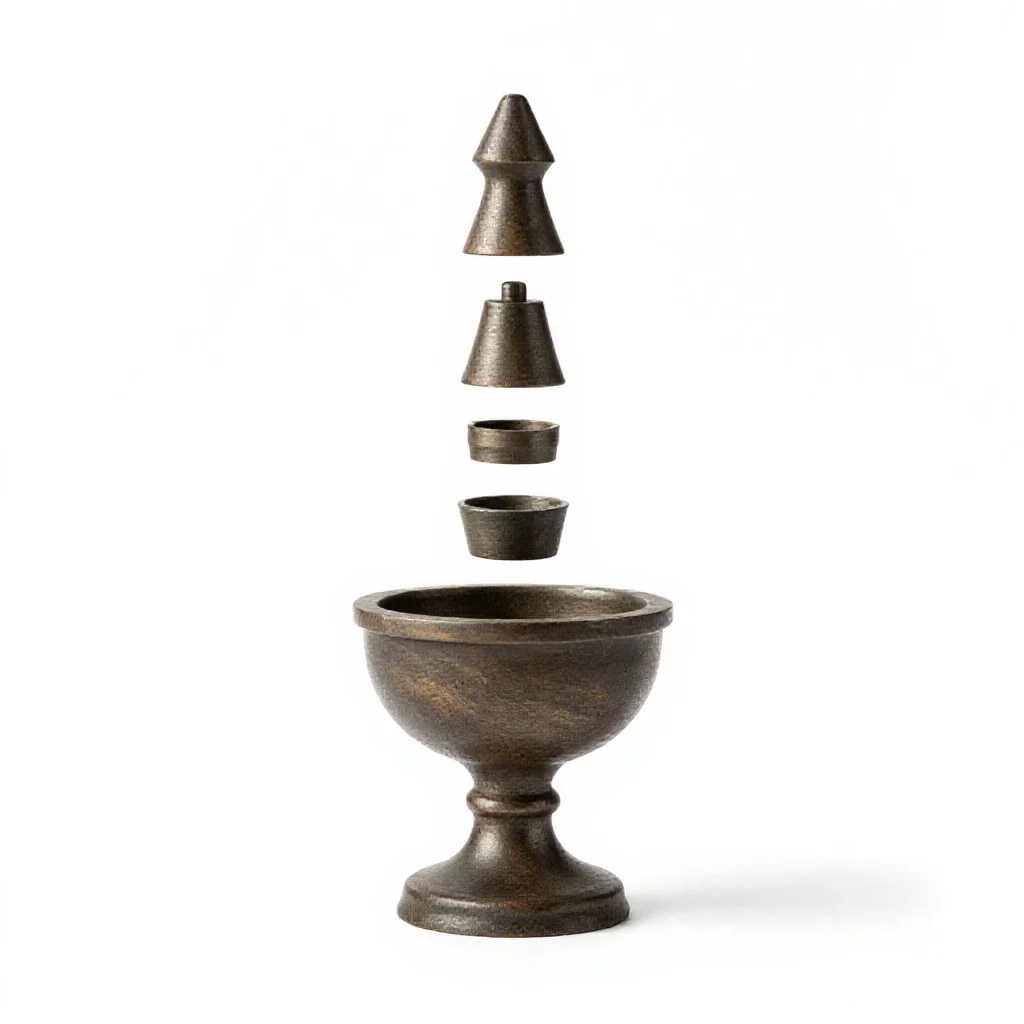 Necromancer's censer isolated on a white background