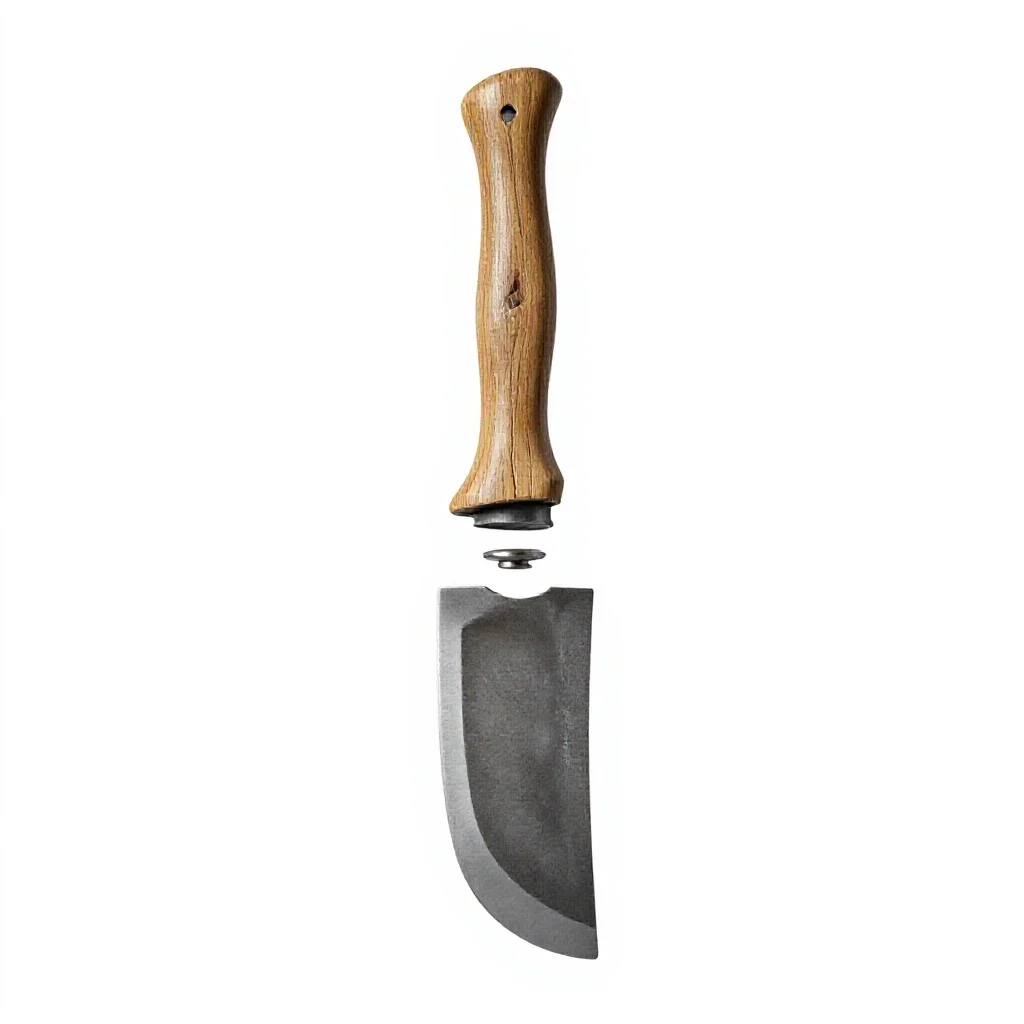 Orcish cleaver isolated on a white background