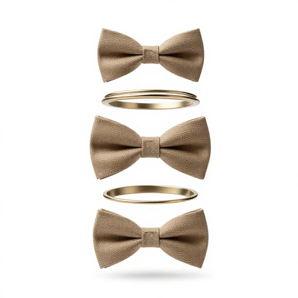 Bow tie isolated on a white background