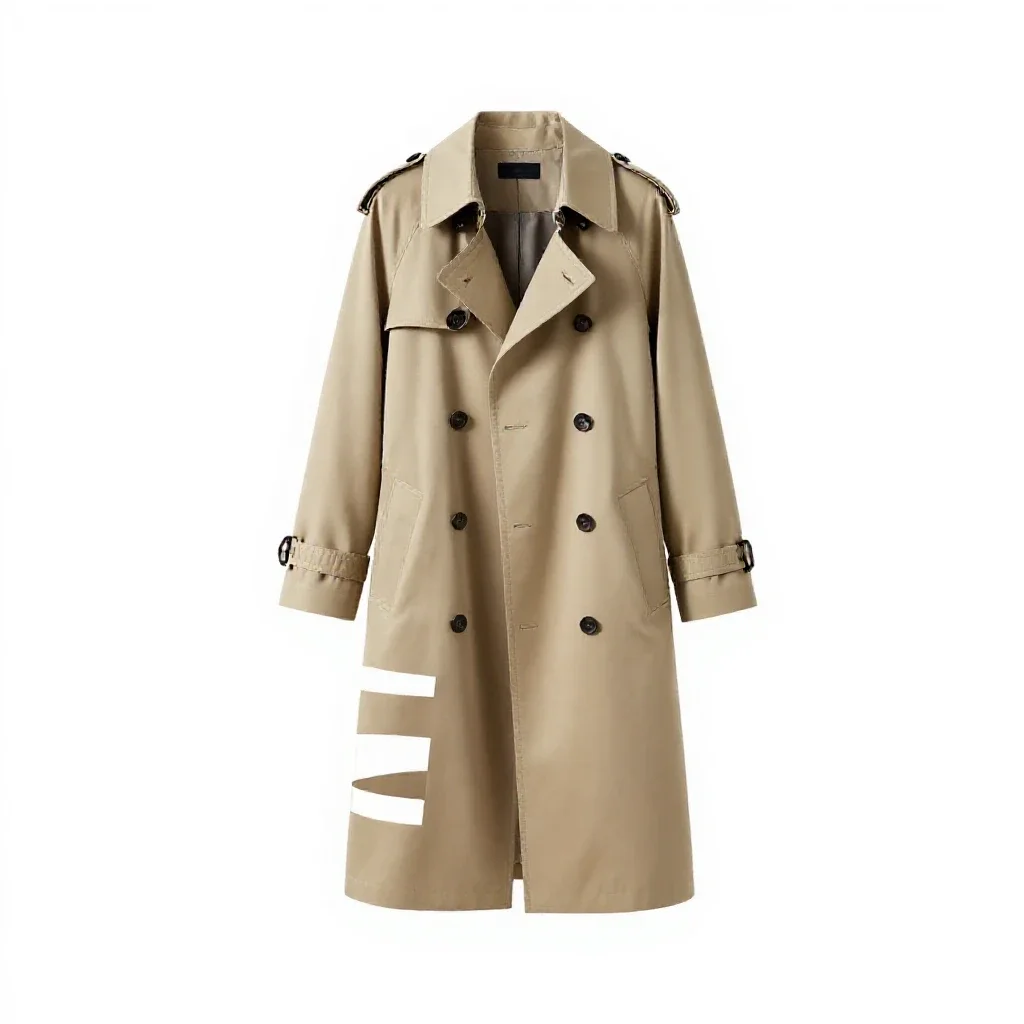 Trench coat isolated on a white background