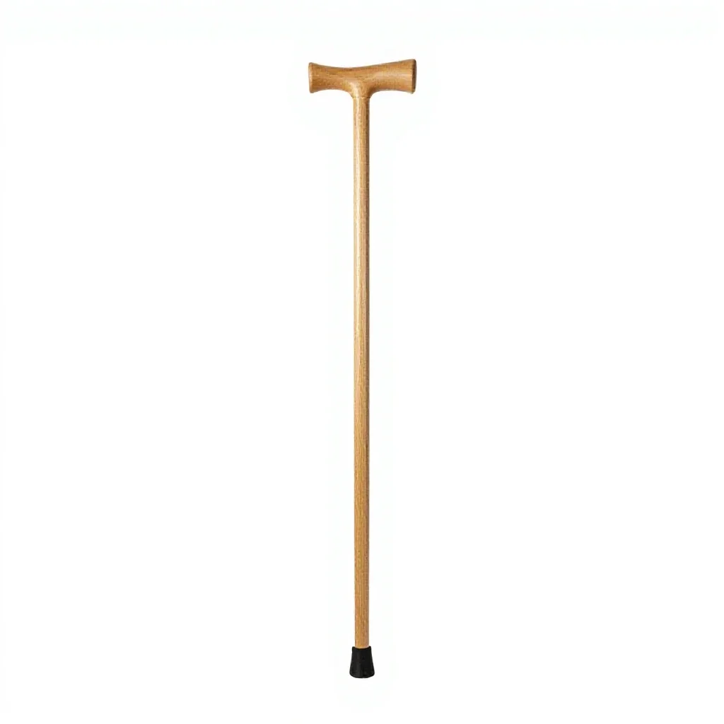 Walking cane isolated on a white background