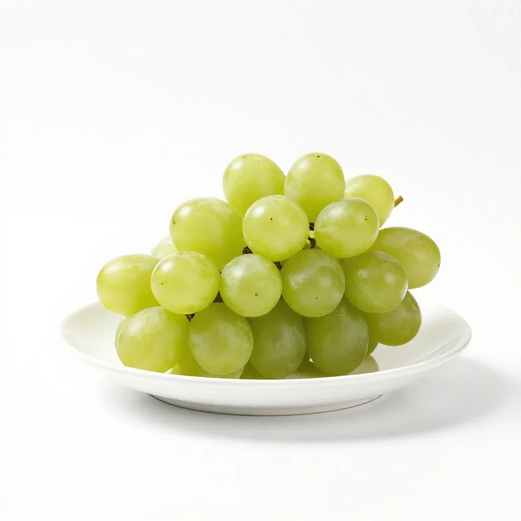 Bunch of grapes isolated on a white background