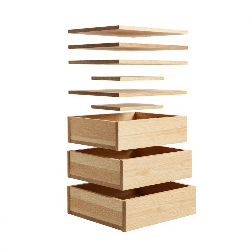 Chest of drawers isolated on a white background