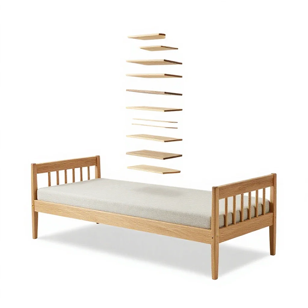 Daybed isolated on a white background