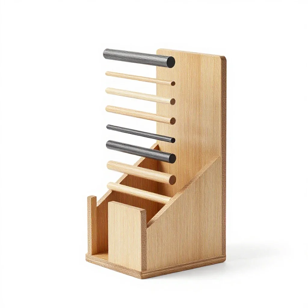 Magazine rack isolated on a white background