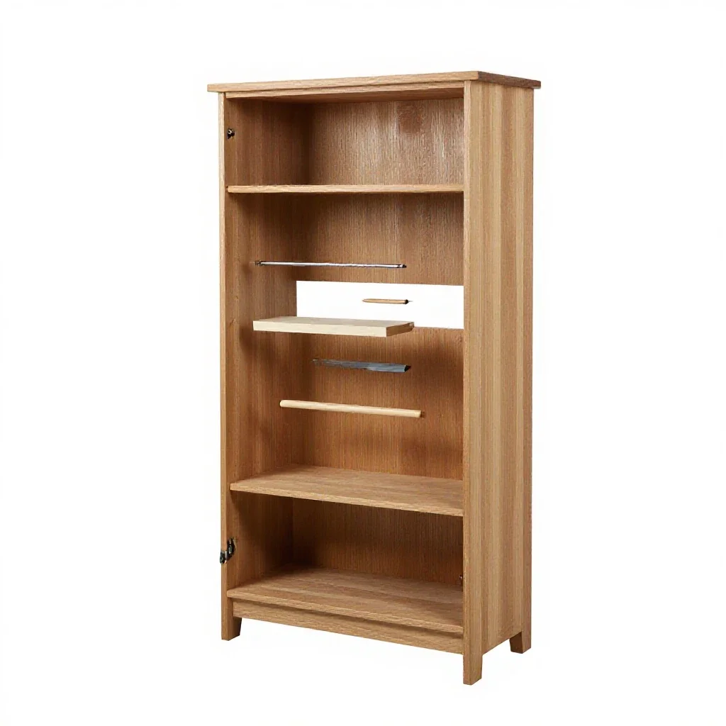 Apothecary cabinet isolated on a white background