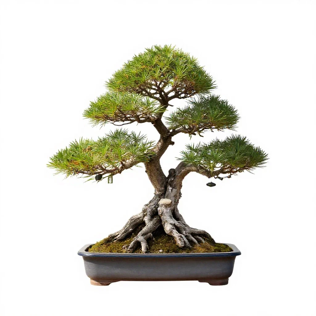 Bonsai training kit isolated on a white background