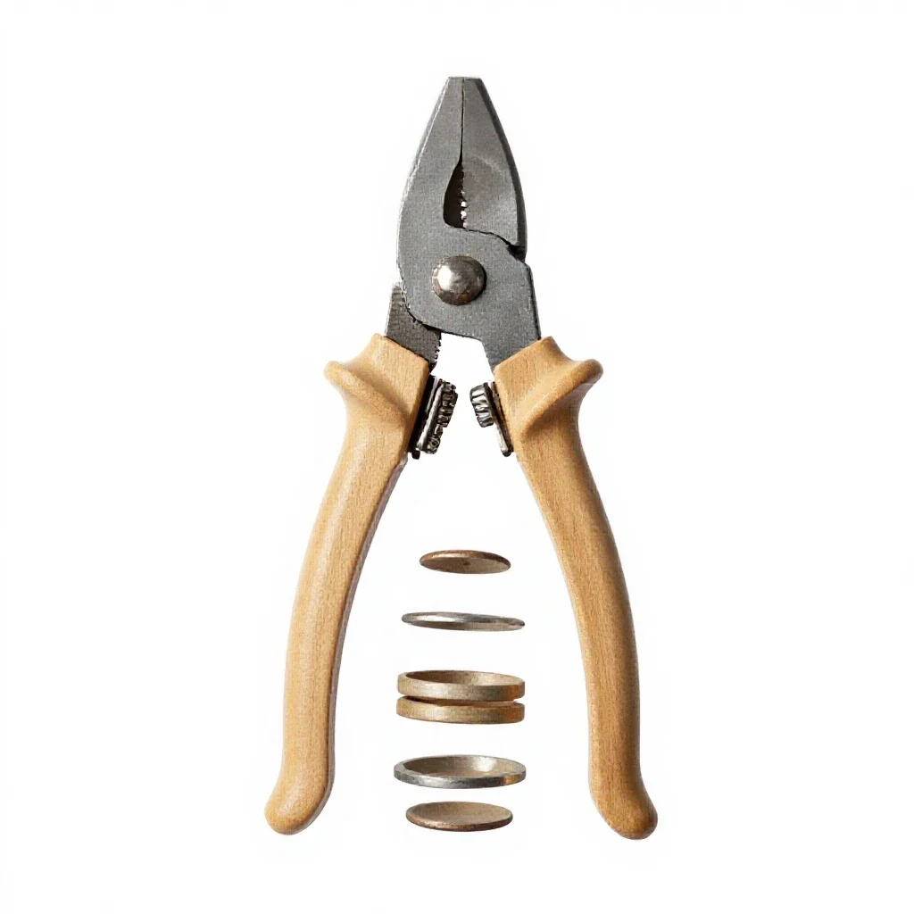 Pair of secateurs isolated on a white background