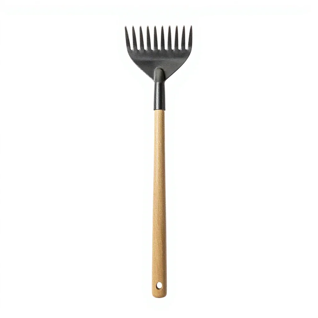 Rake isolated on a white background