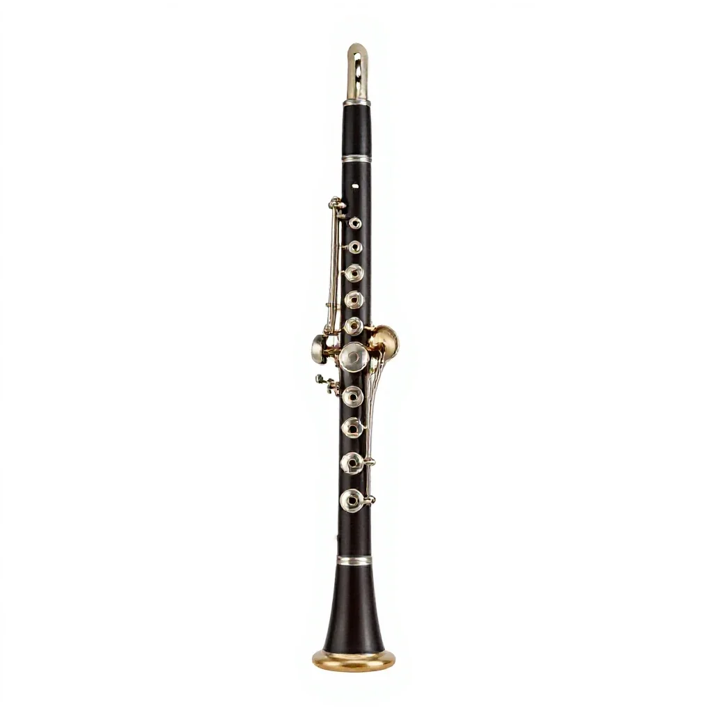 Clarinet isolated on a white background