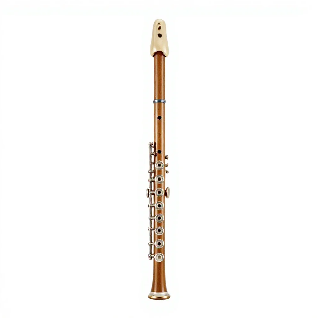 Flute isolated on a white background