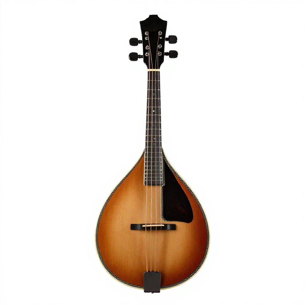 Mandolin isolated on a white background