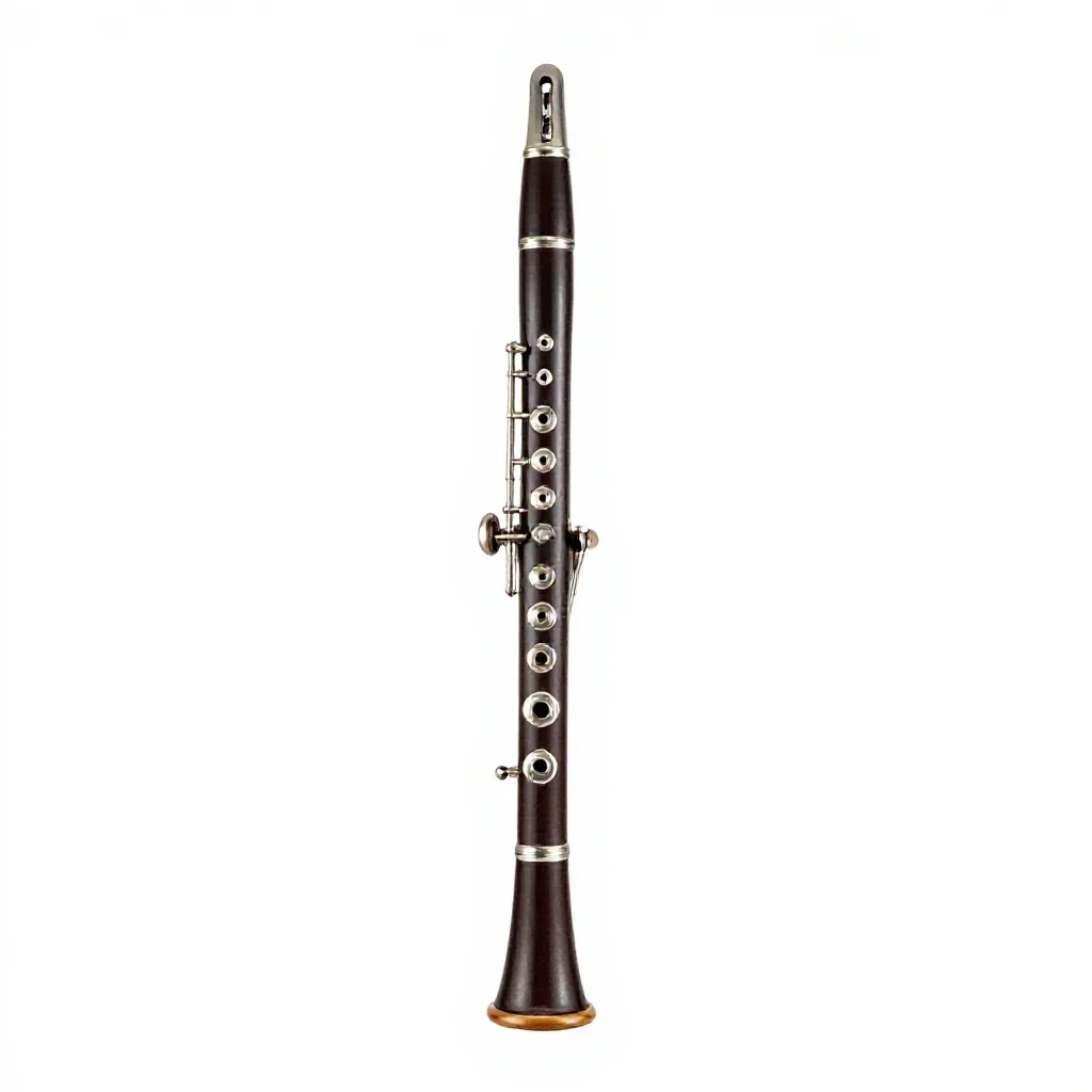 Oboe isolated on a white background