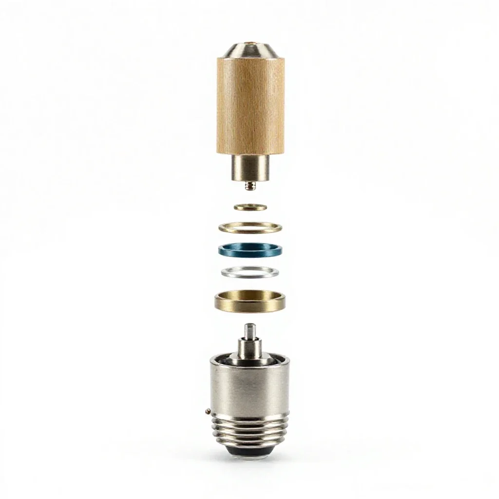 Fibre optic lamp isolated on a white background