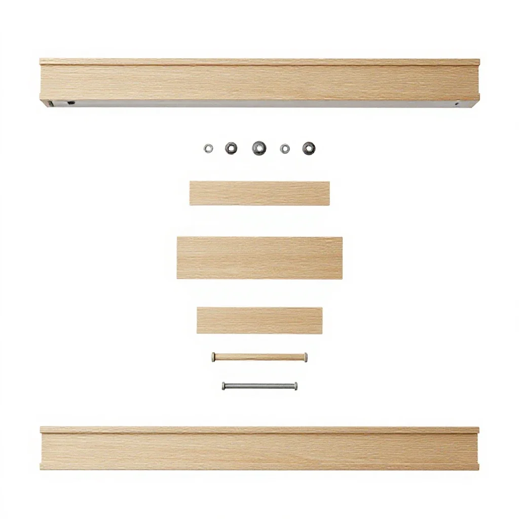 Track lighting bar isolated on a white background