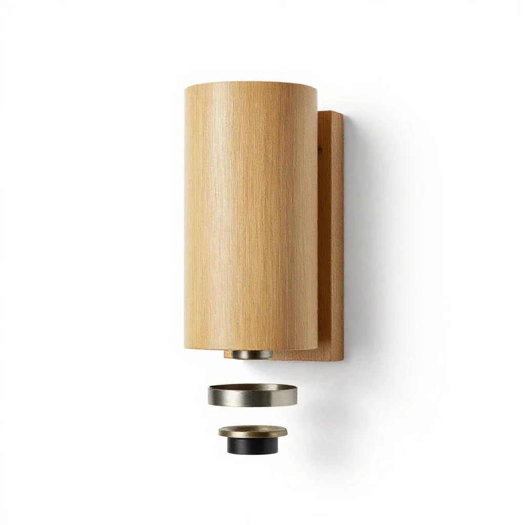 Wall sconce isolated on a white background