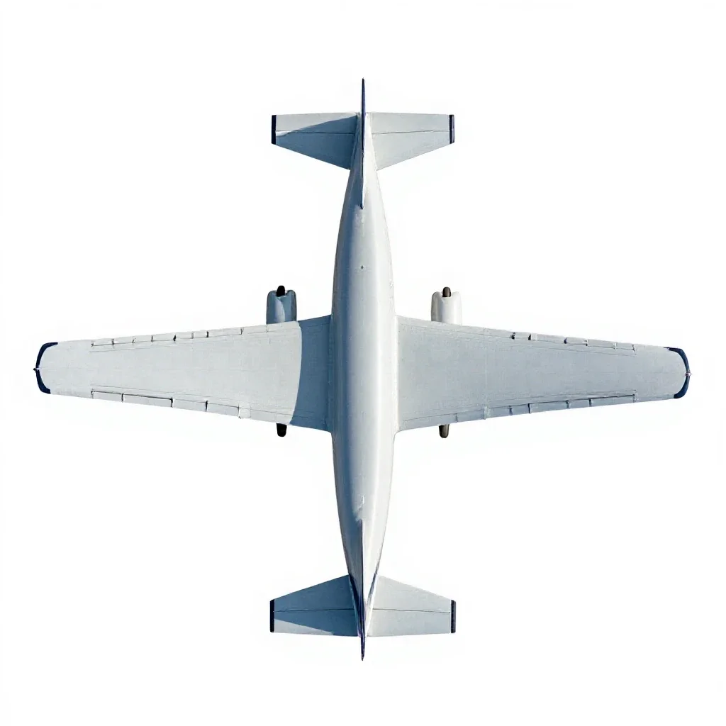 Glider isolated on a white background