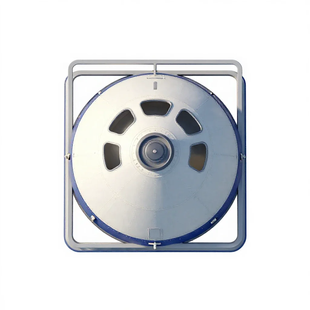 Orbital capsule isolated on a white background