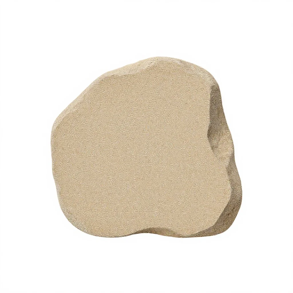 Chunk of pumice isolated on a white background