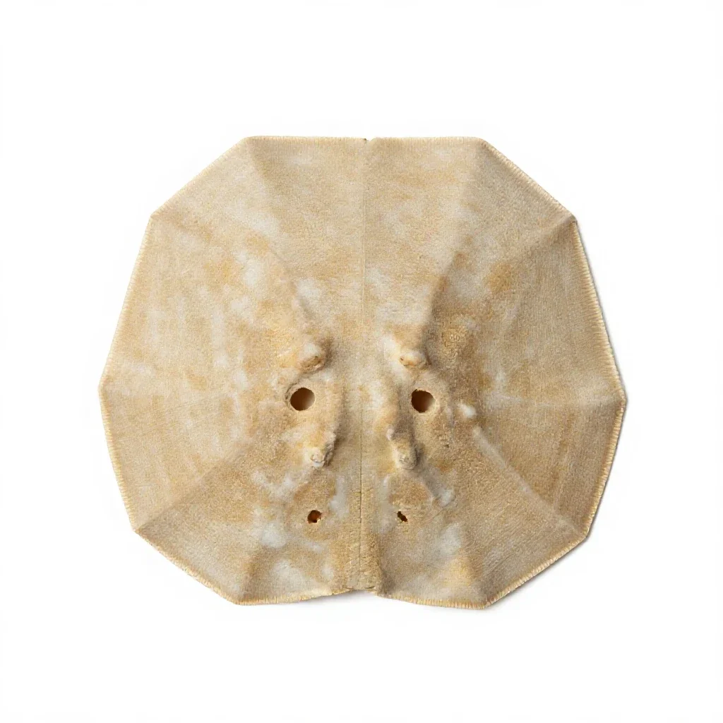 Sand dollar isolated on a white background