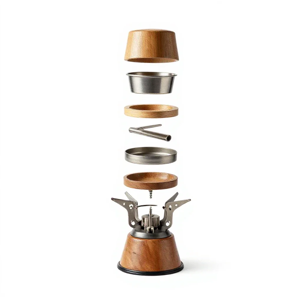 Camp stove isolated on a white background