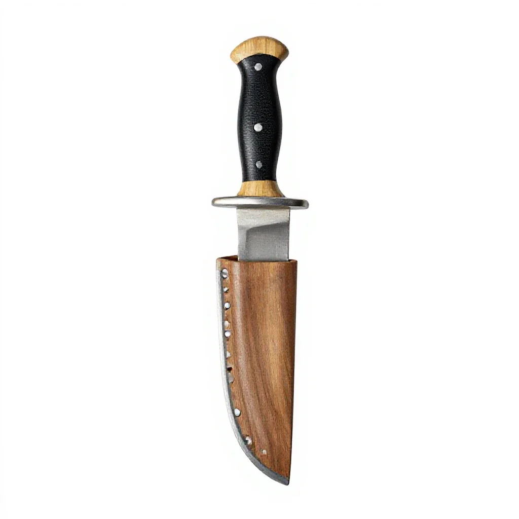Machete in a sheath isolated on a white background