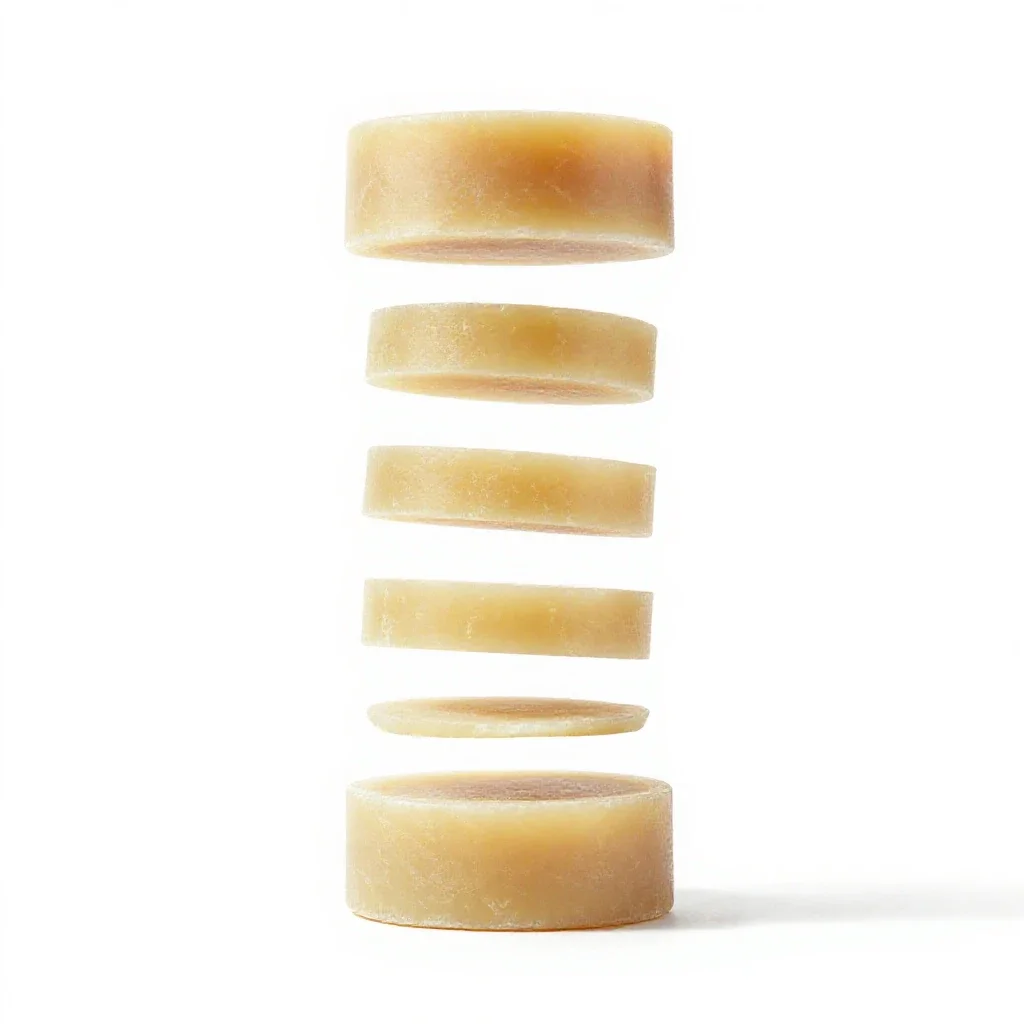 Surf wax bar isolated on a white background