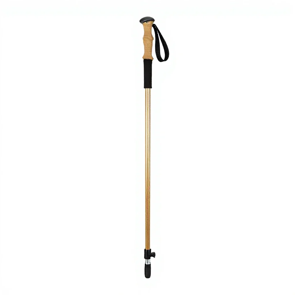 Trekking pole isolated on a white background