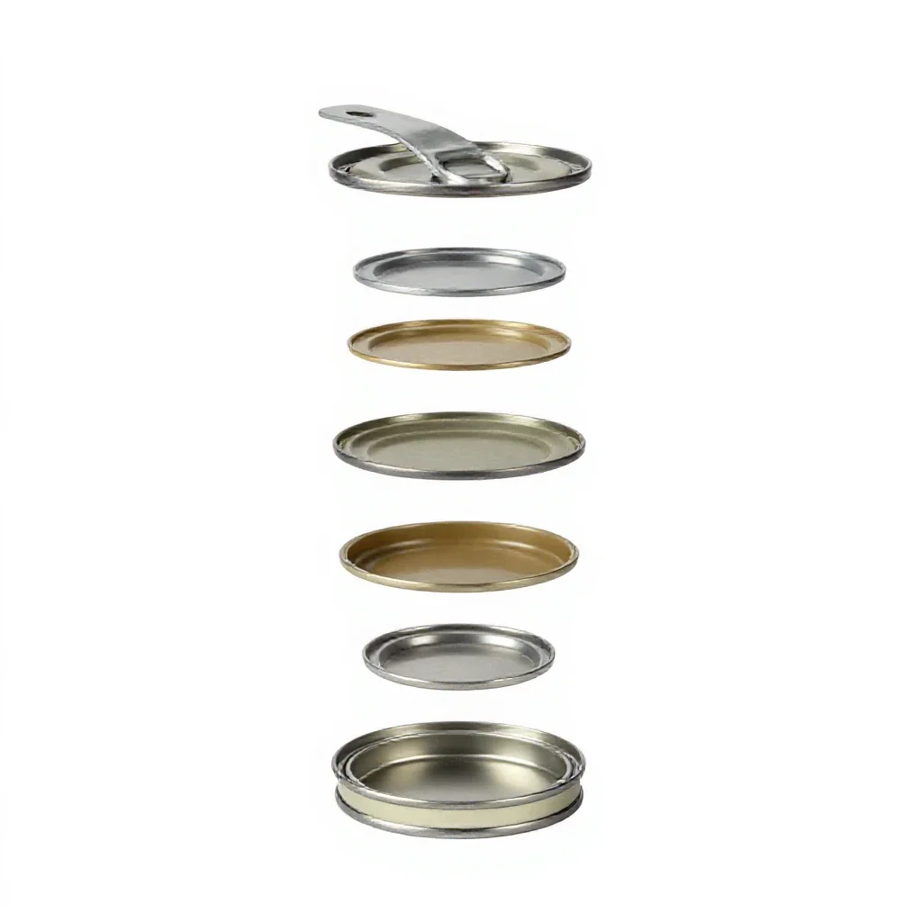 Paint tin with a lever lid isolated on a white background