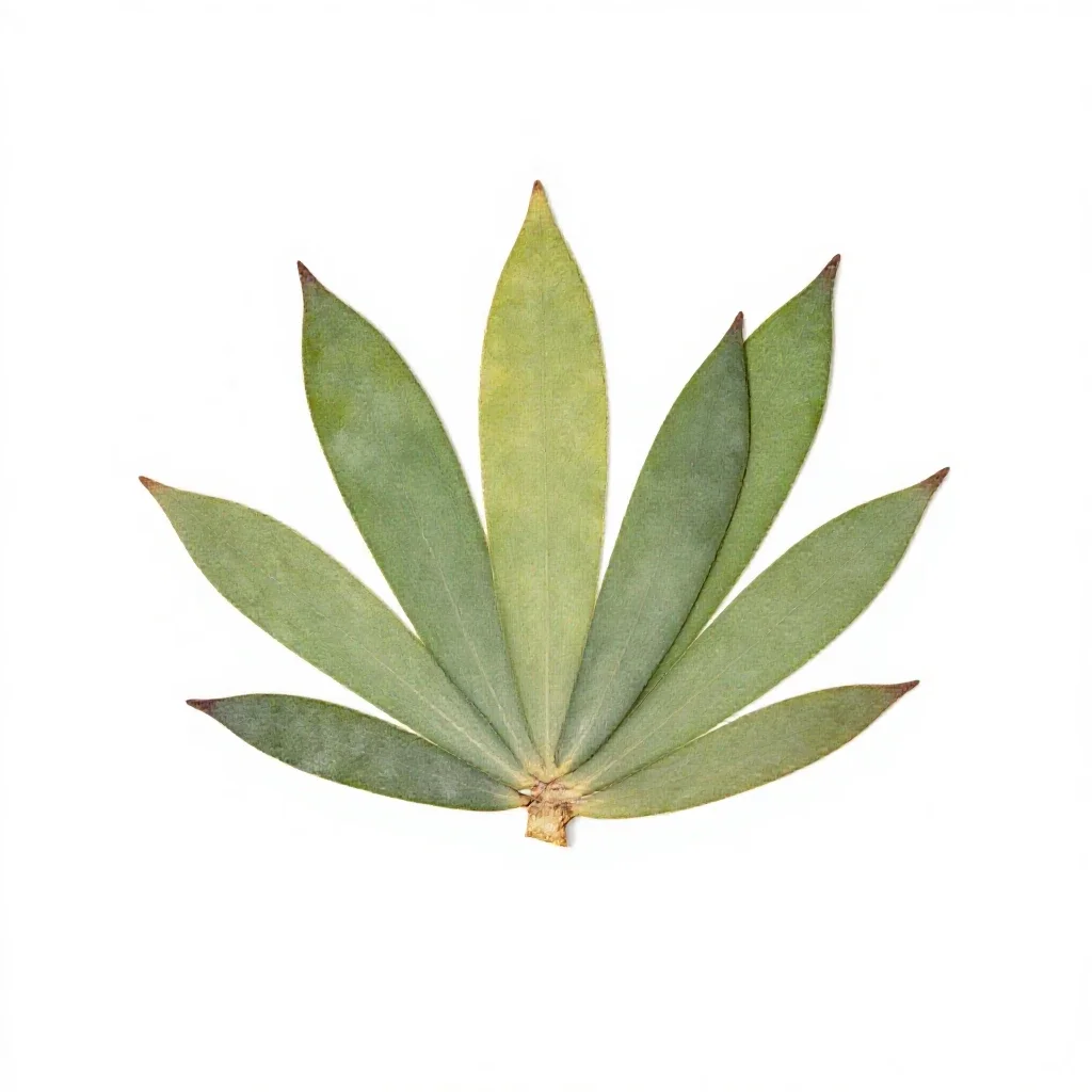 Jade plant isolated on a white background
