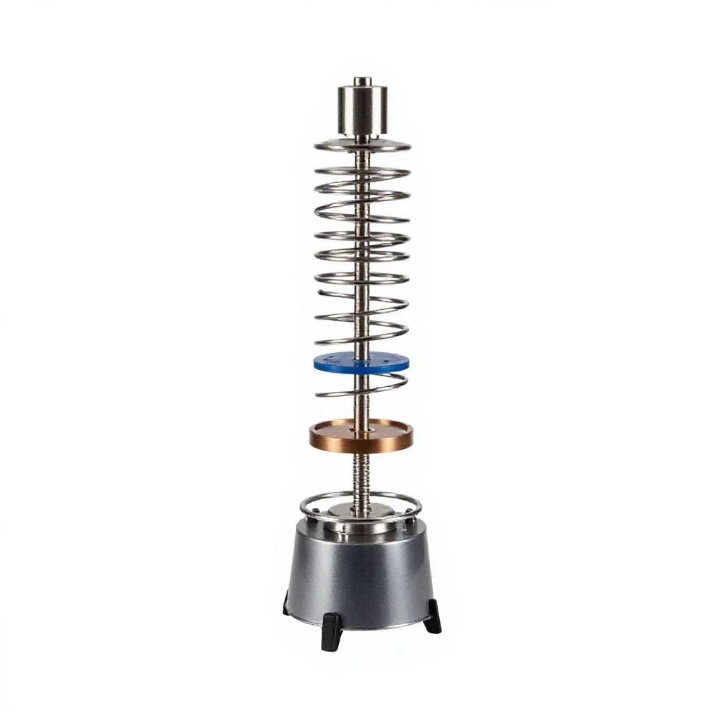 Tesla coil isolated on a white background