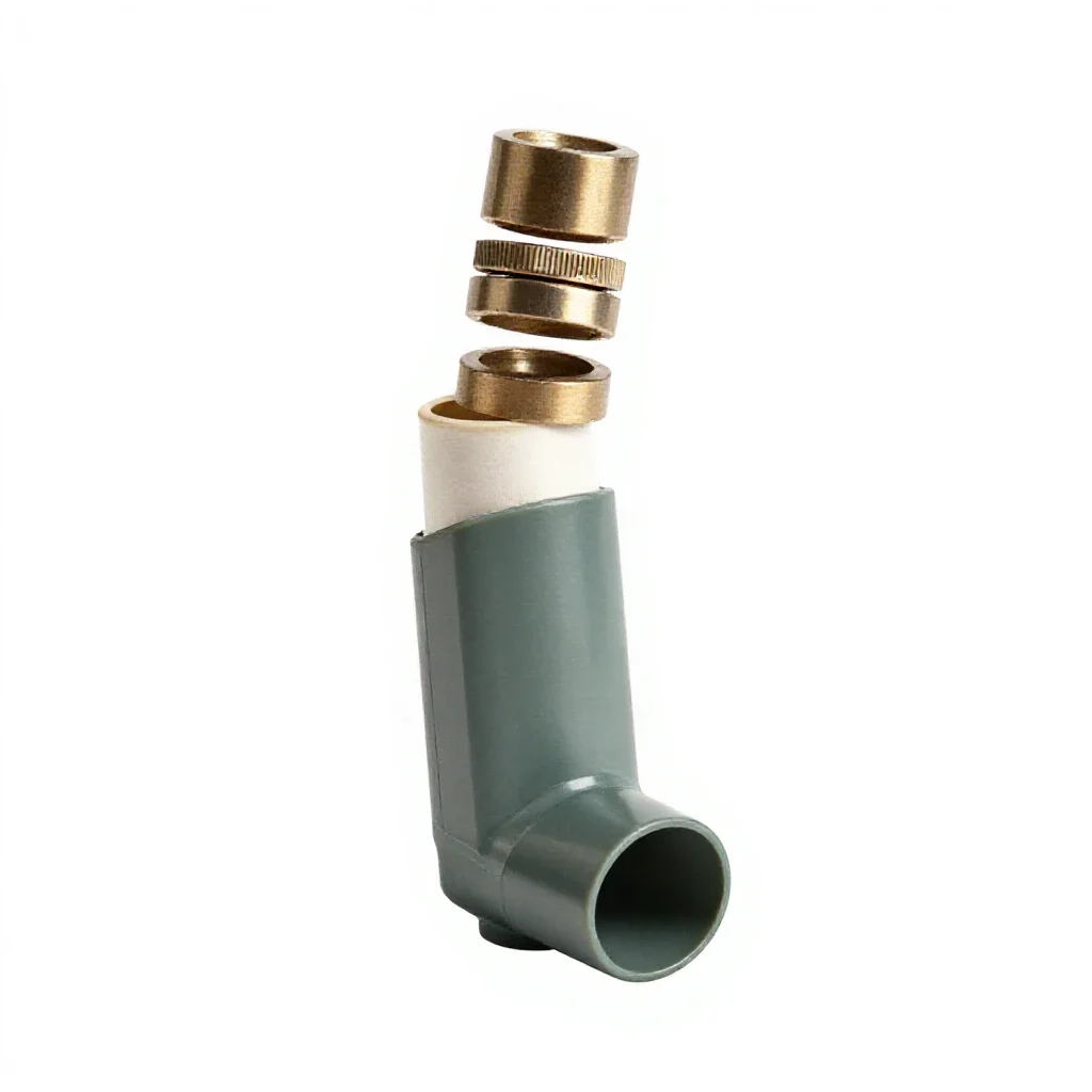 Inhaler isolated on a white background